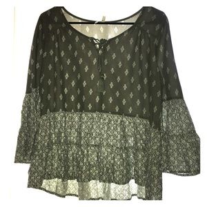 Olive green M blouse